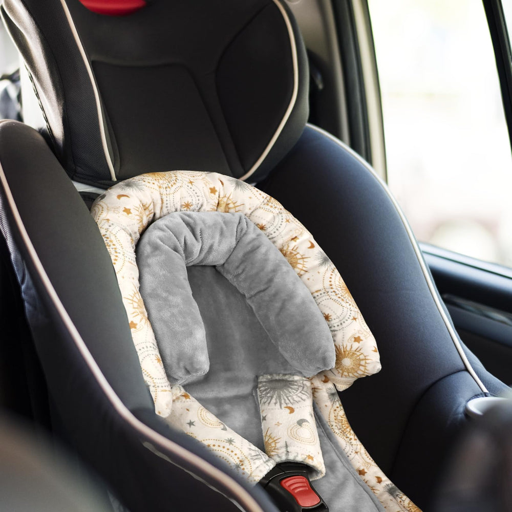 WINGHENLEE infant car seat cushion fits most seats and harness types.