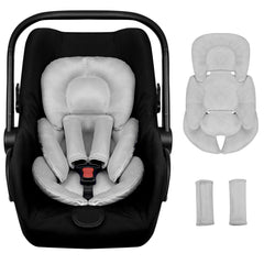 Winghenlee infant car seat insert front mesh for breathable summer comfort during rides.