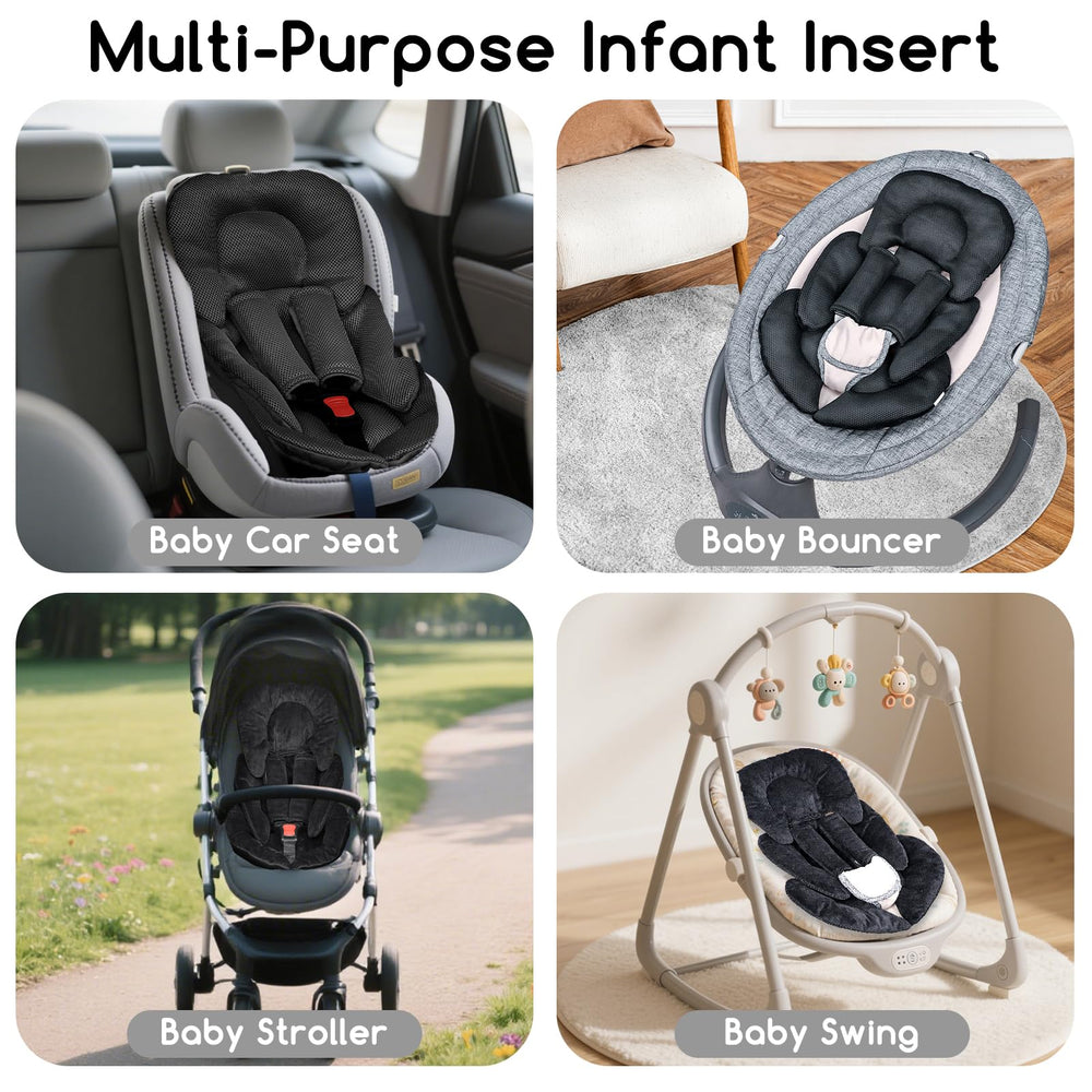 WINGHENLEE multi-compatibility fit works with car seats, strollers, and bouncers