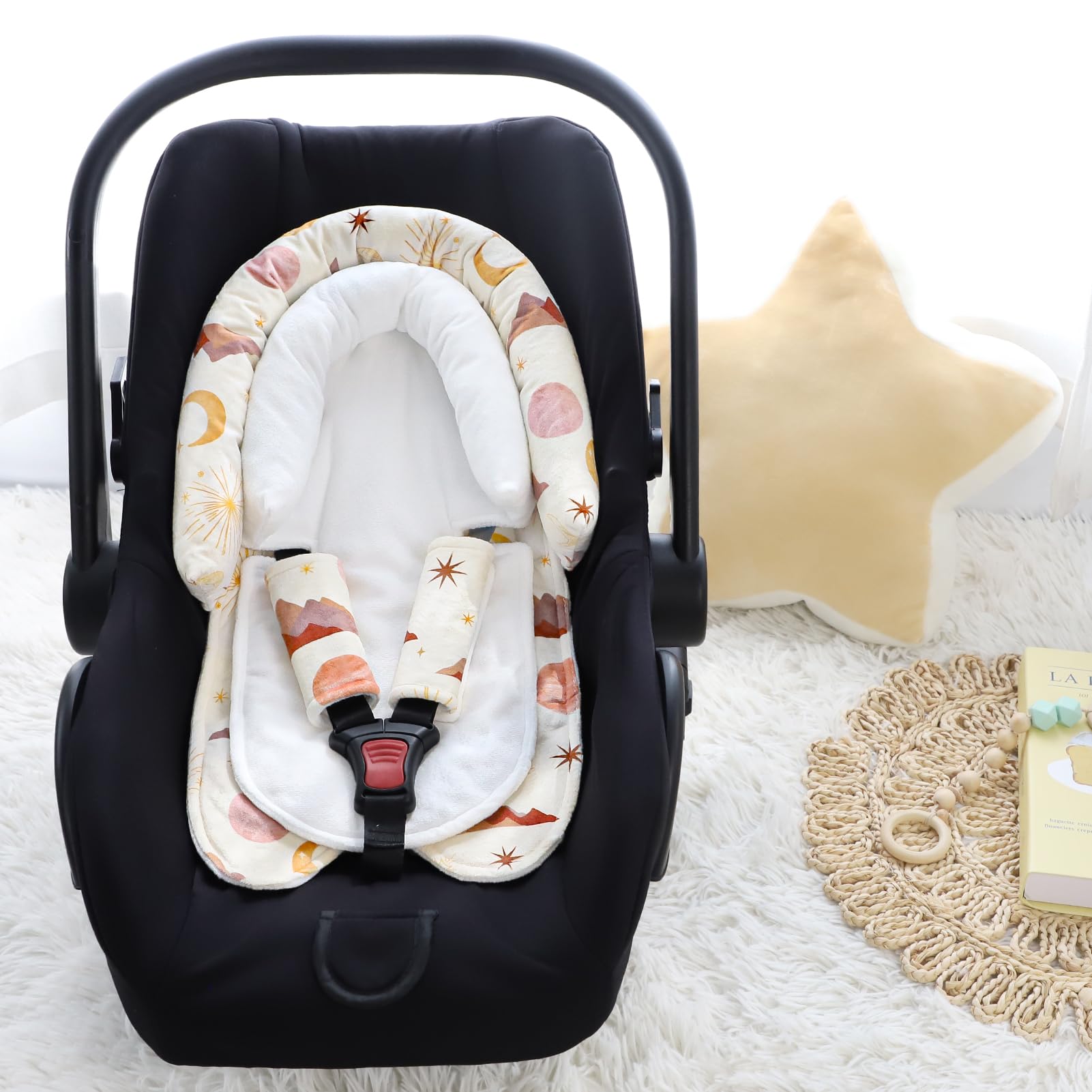 WINGHENLEE compatibility with car seats strollers and swings enables versatile travel.
