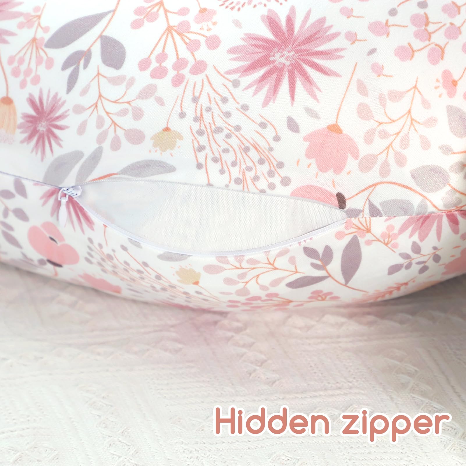 WINGHENLEE slipcover with hidden side zipper for quick, safe cover installation