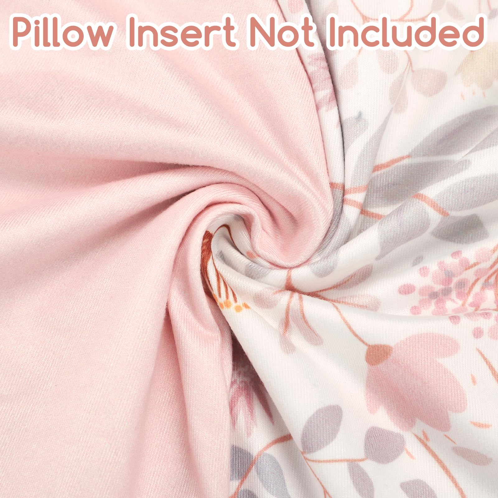 WINGHENLEE nursing pillow cover soft-stretch fabric close-up highlighting breathable texture for baby comfort