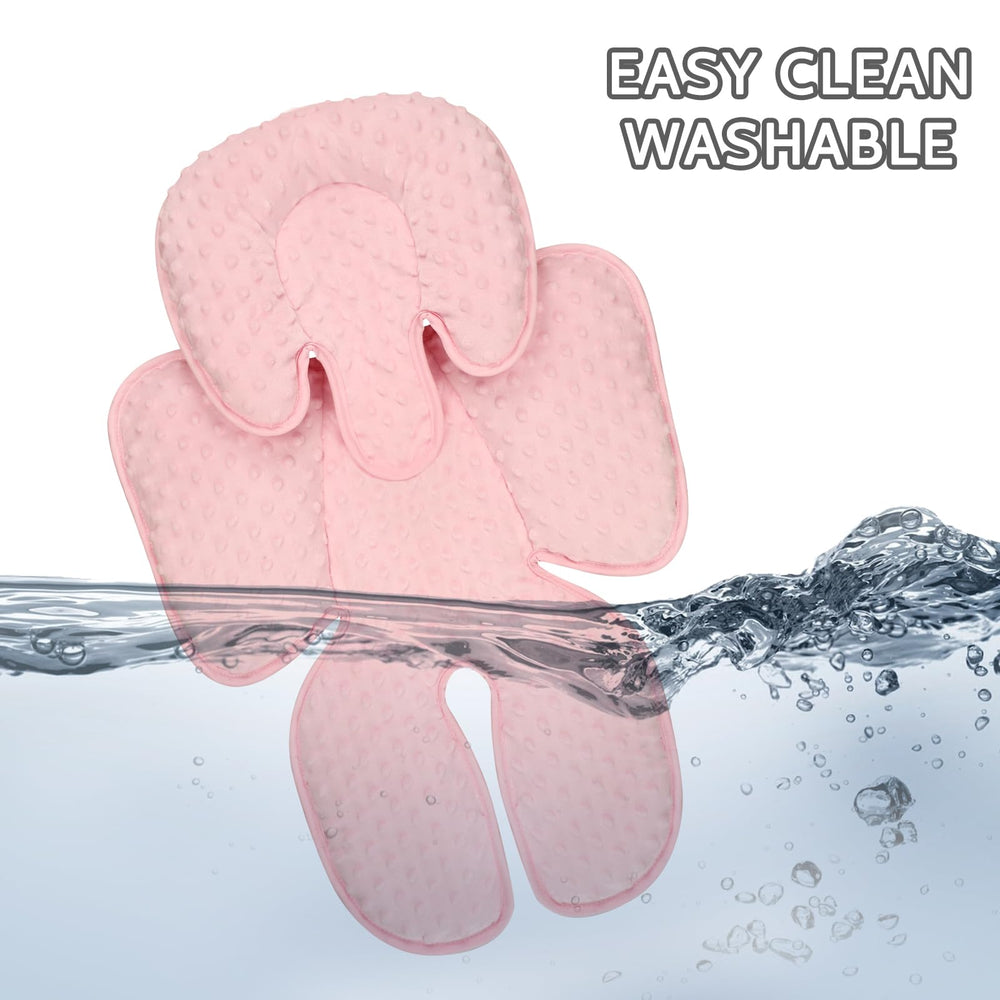 WINGHENLEE versatile use in stroller, swing, and bouncer with pink head support.