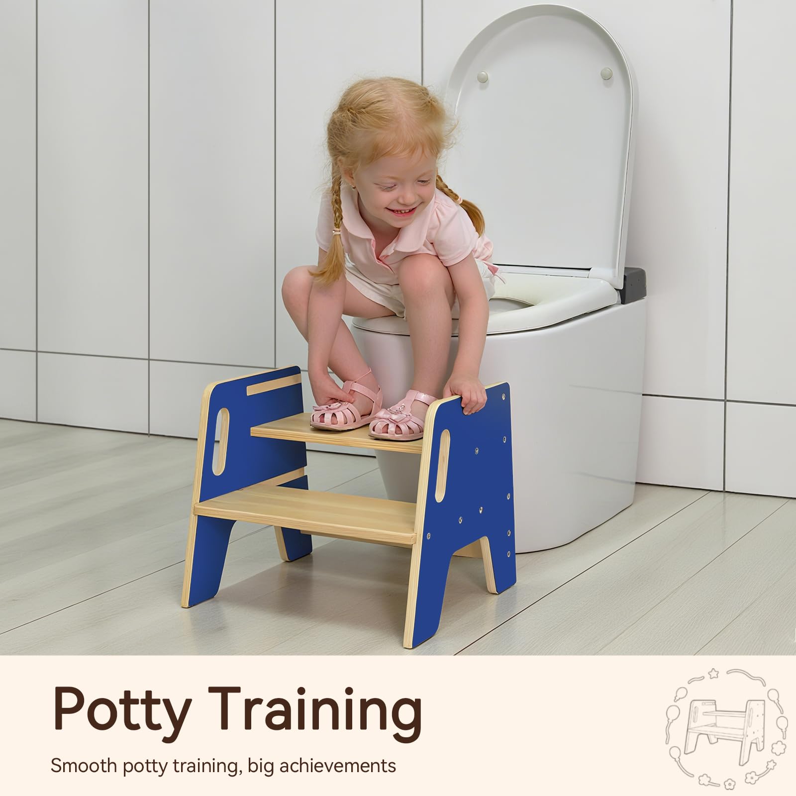 Wingyz bathroom sink use lets kids reach the faucet safely