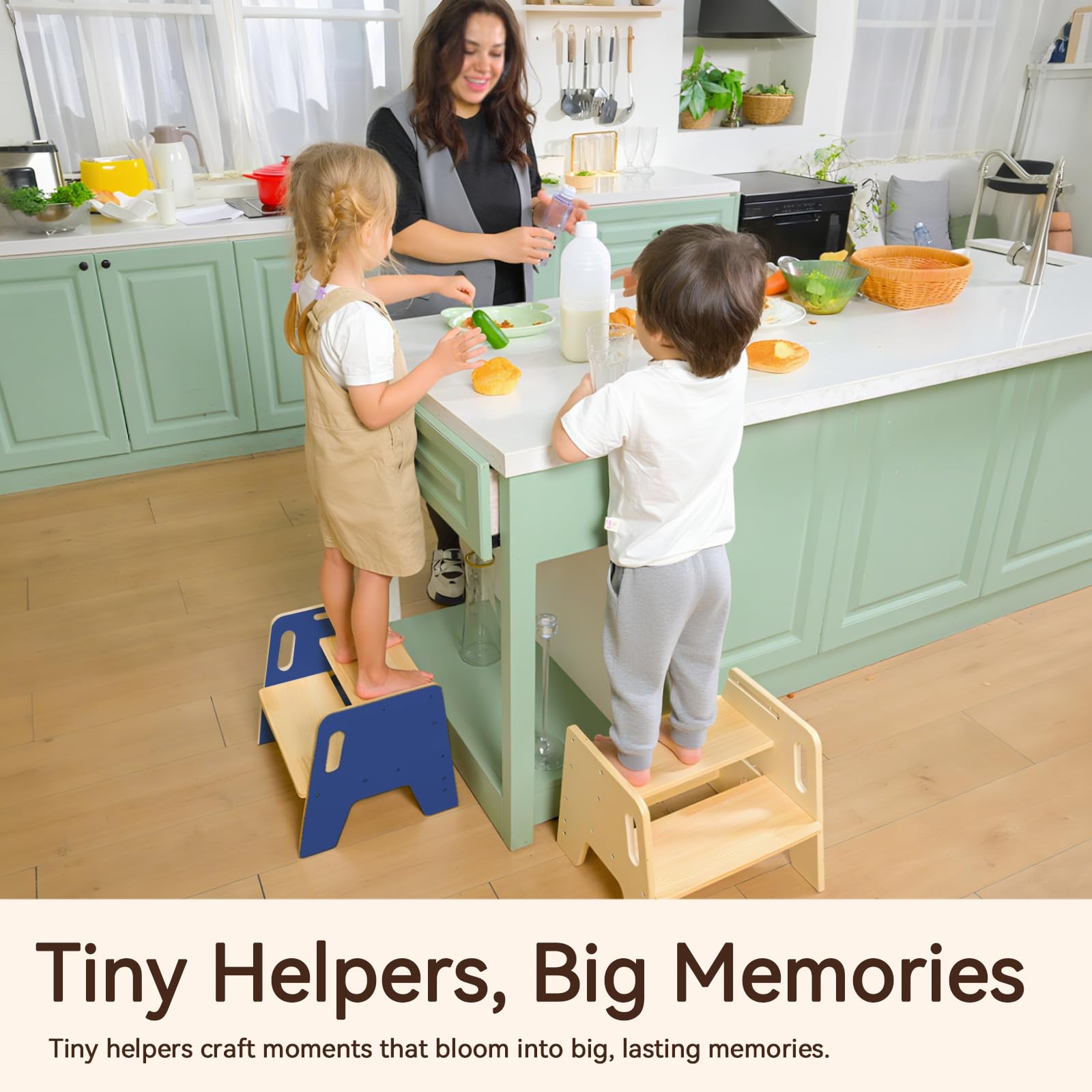 Wingyz potty training ready stool supports independent brushing and handwashing