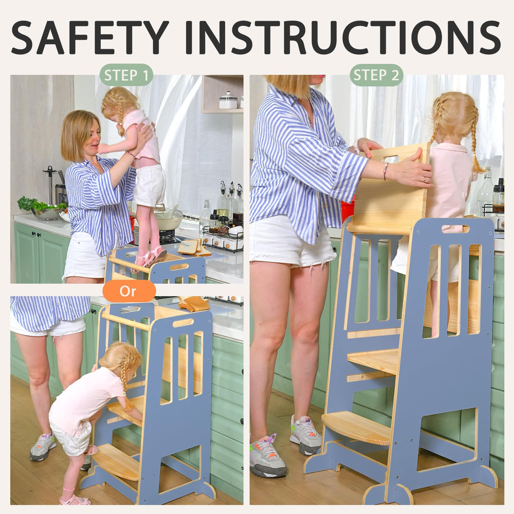 Wingyz Toddler Tower includes tools and manual for quick setup