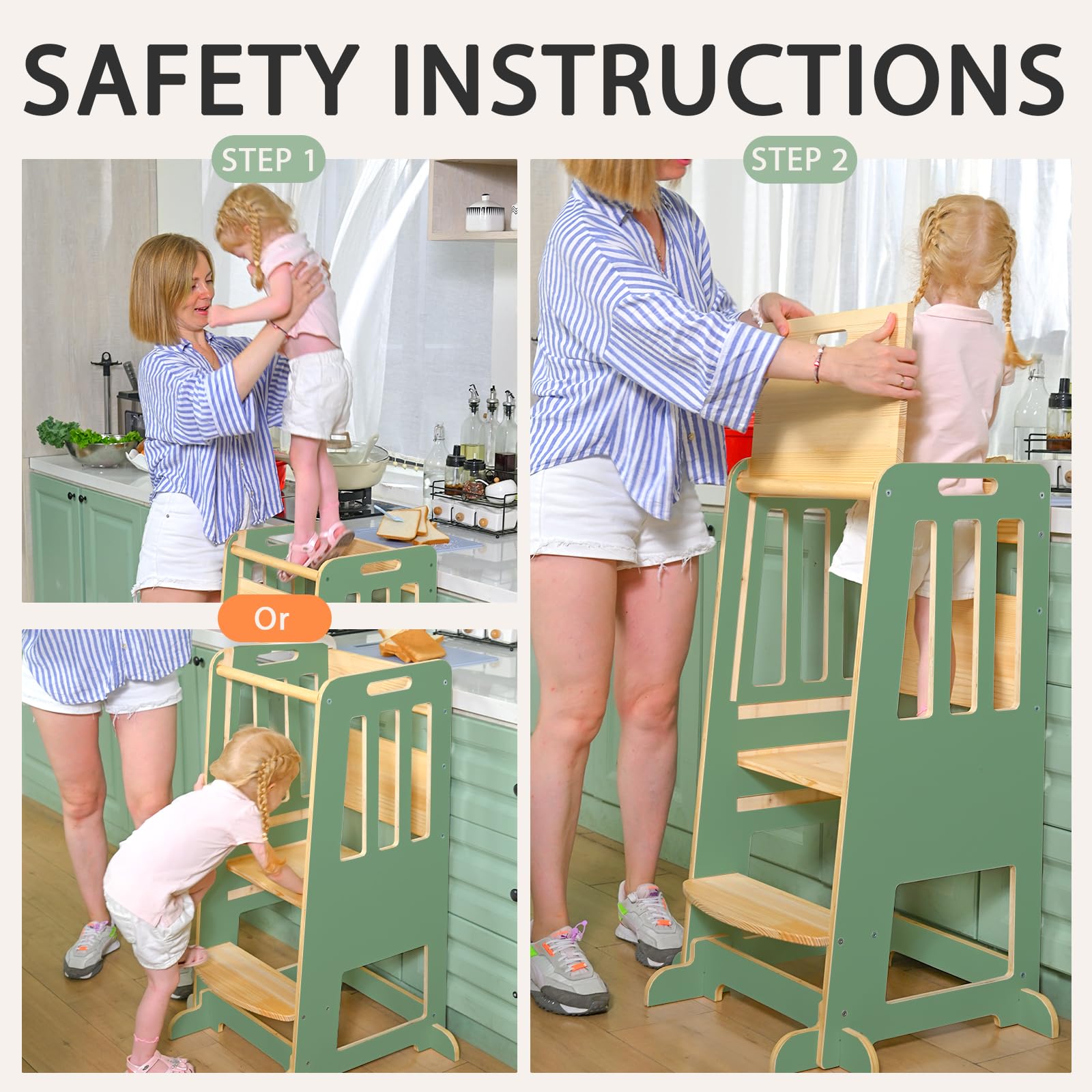 WINGYZ Toddler Tower-base-wide-stability focuses on sturdy footprint for wobble-free use