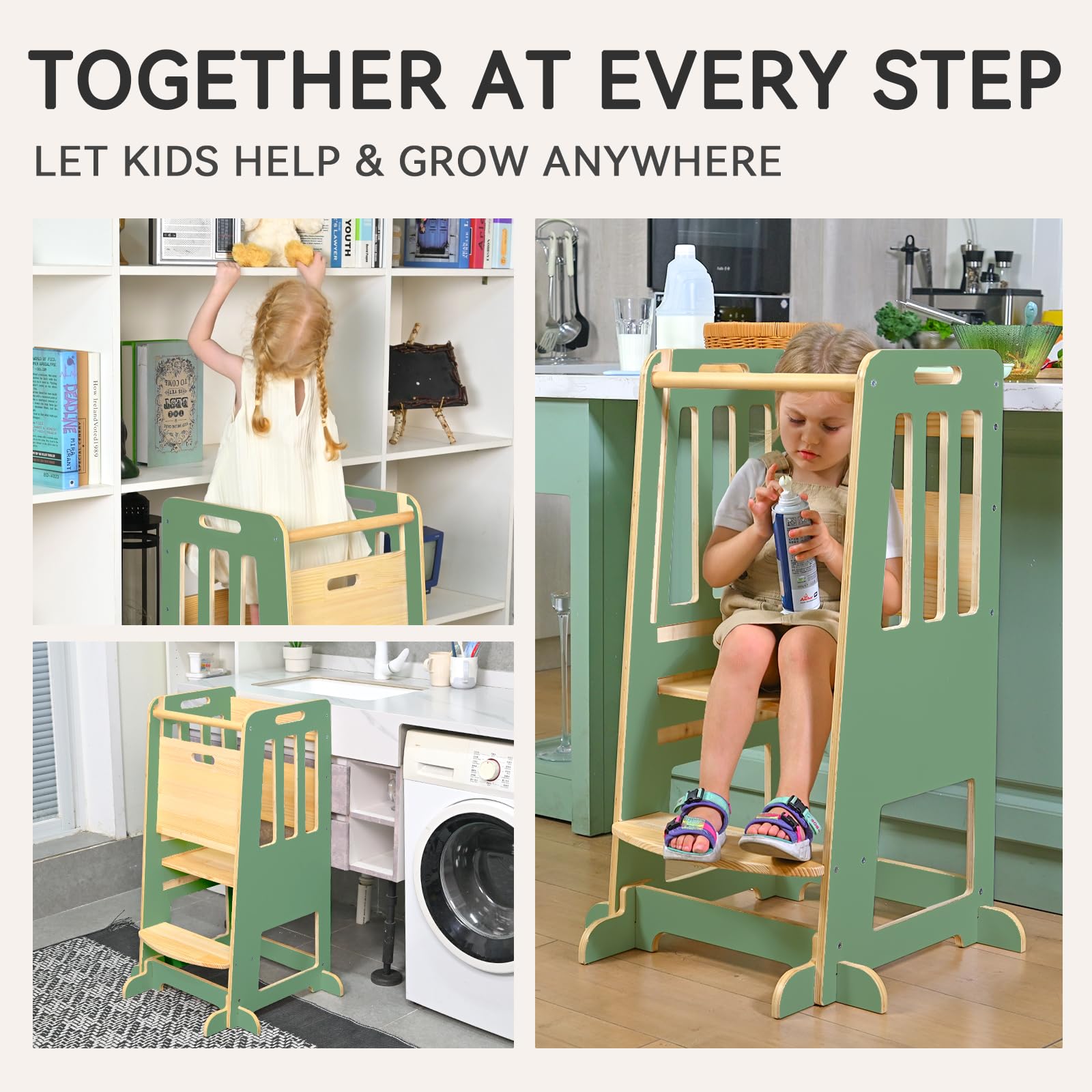 WINGYZ Toddler Tower-sliding-door-feature captures accessible entry for little climbers