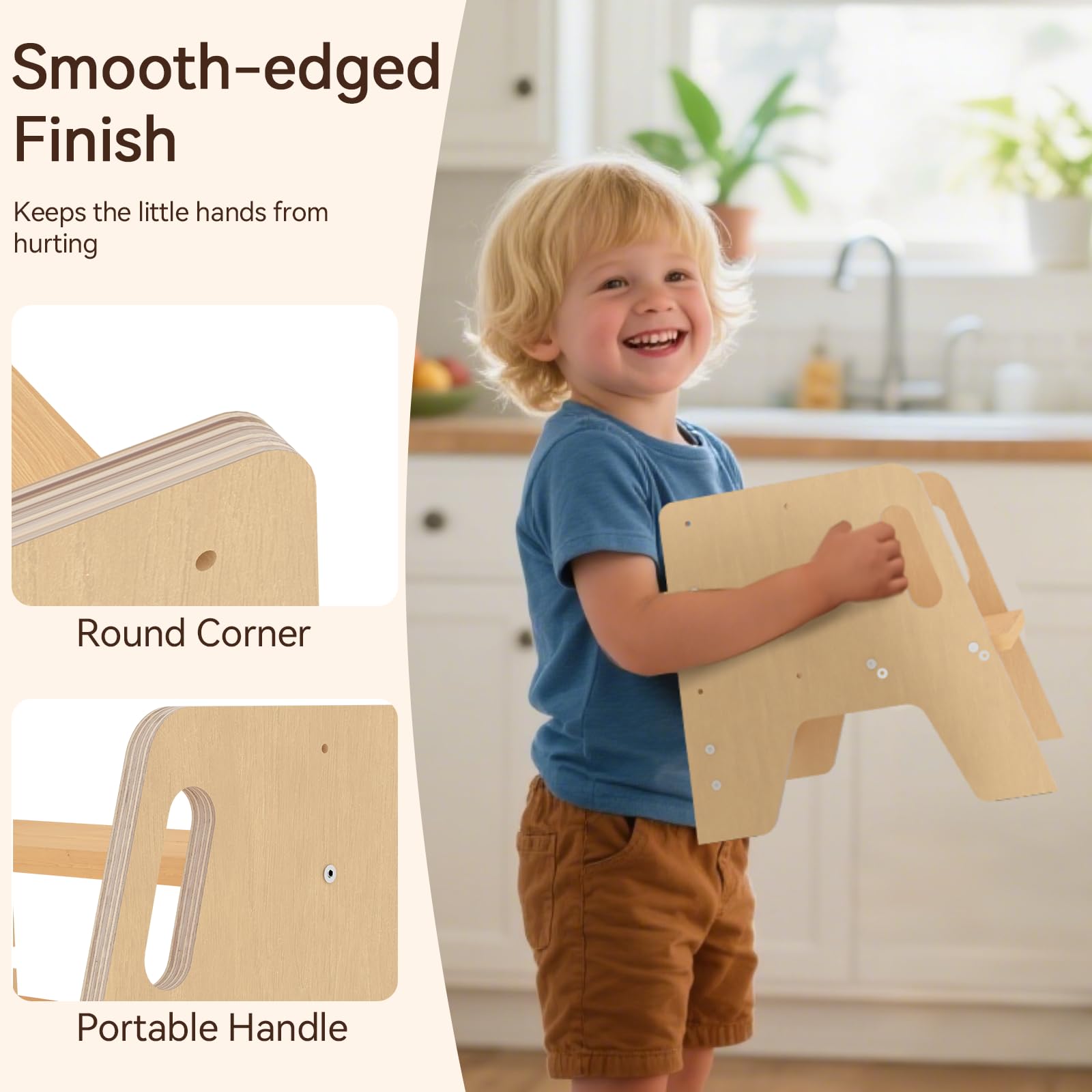 Wingyz wooden-step-stool-non-slip-feet reduces slips on slick bathroom floors.