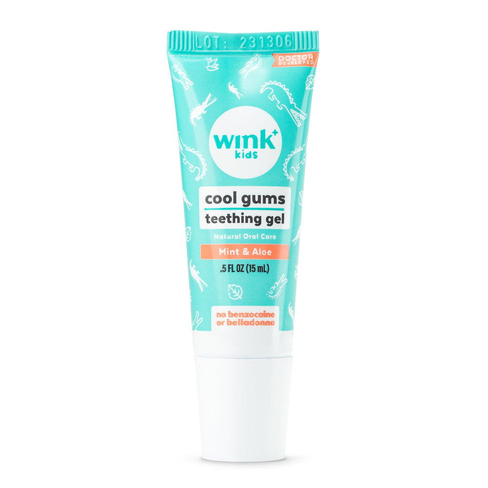 Wink Naturals Wink Well bottle pour for quick gum comfort.