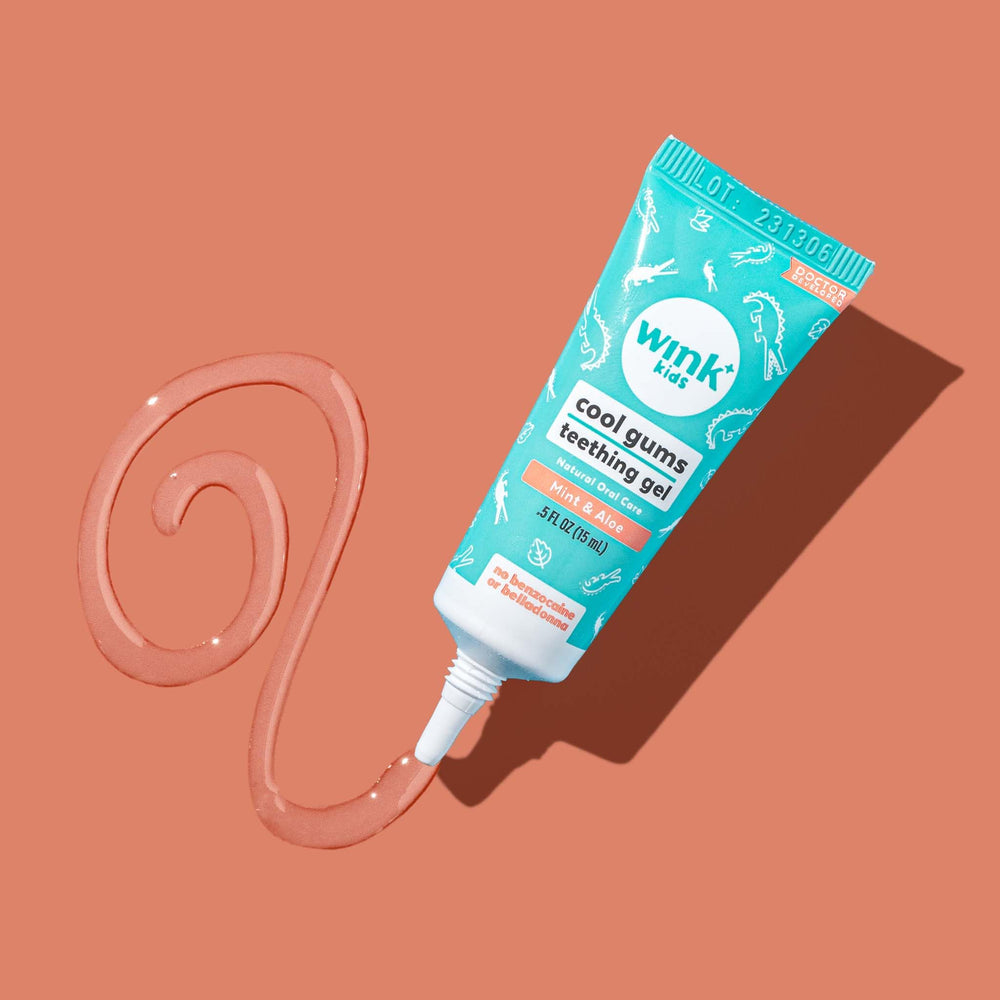 Wink Naturals Wink Well pea-sized dosage applied to gums