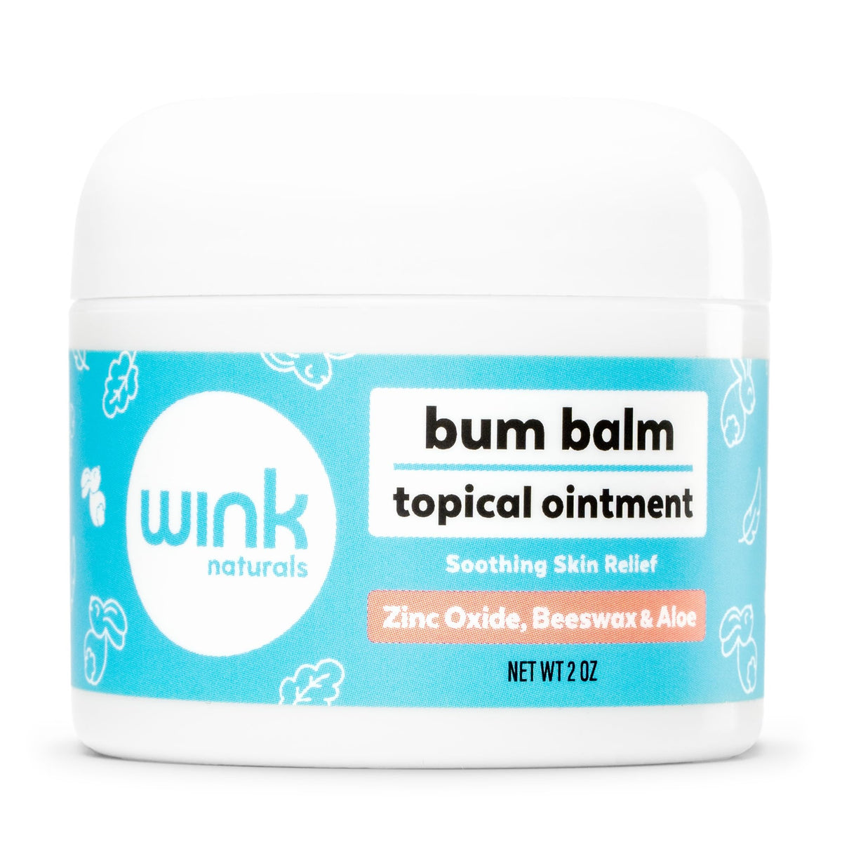 Wink Naturals Wink Well Diaper Cream tube for quick diaper rash relief.