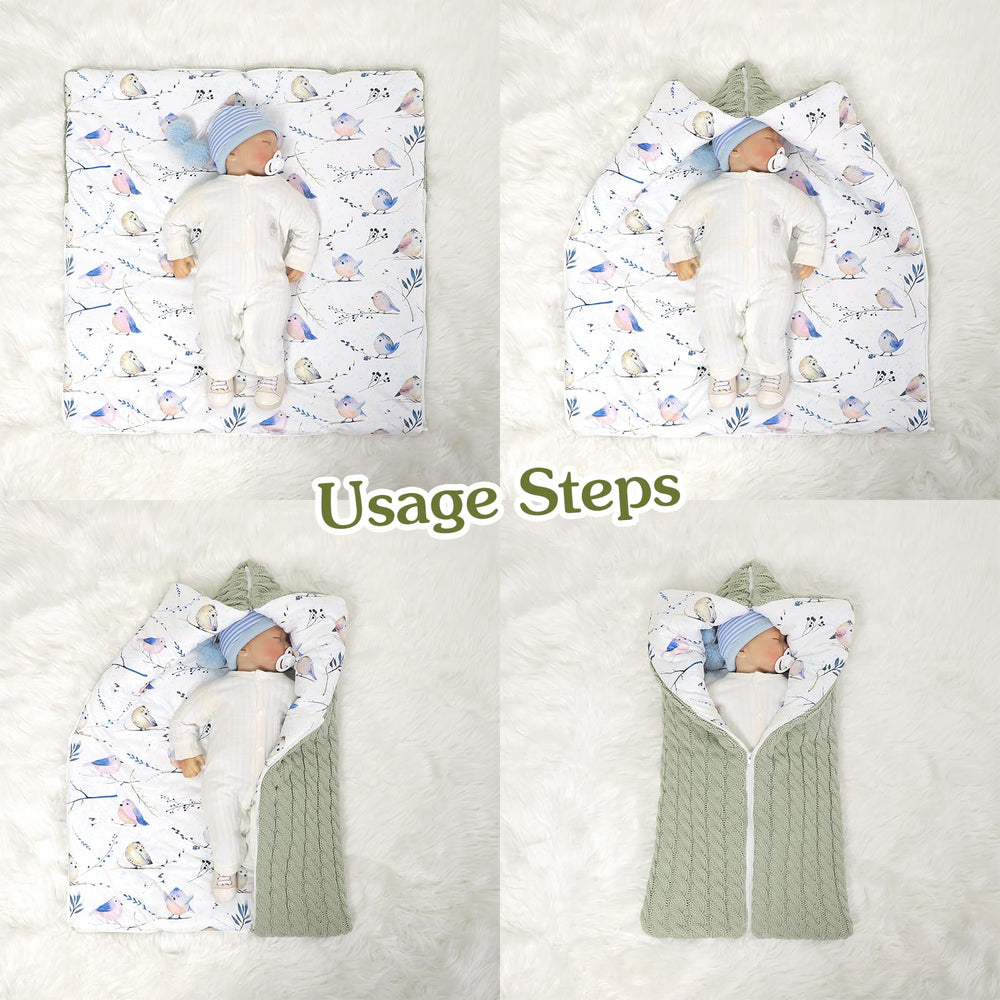Winmany Colorful Newborn Swaddle Blanket folded-to-full size for versatile use.