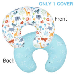 Winmany nursing pillowcover forest-animal pattern engaging babies during feeds.