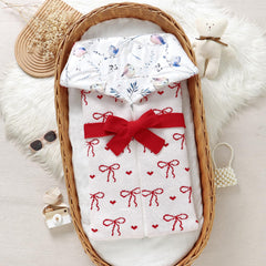 Winmany swaddle bow design adds cute style while keeping baby snug.