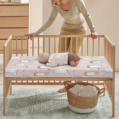 Winpema 8-inch deep pocket demonstrates full mattress coverage.