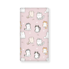 Winpema cartoon cat fitted crib sheet on mattress for snug, cozy sleep.