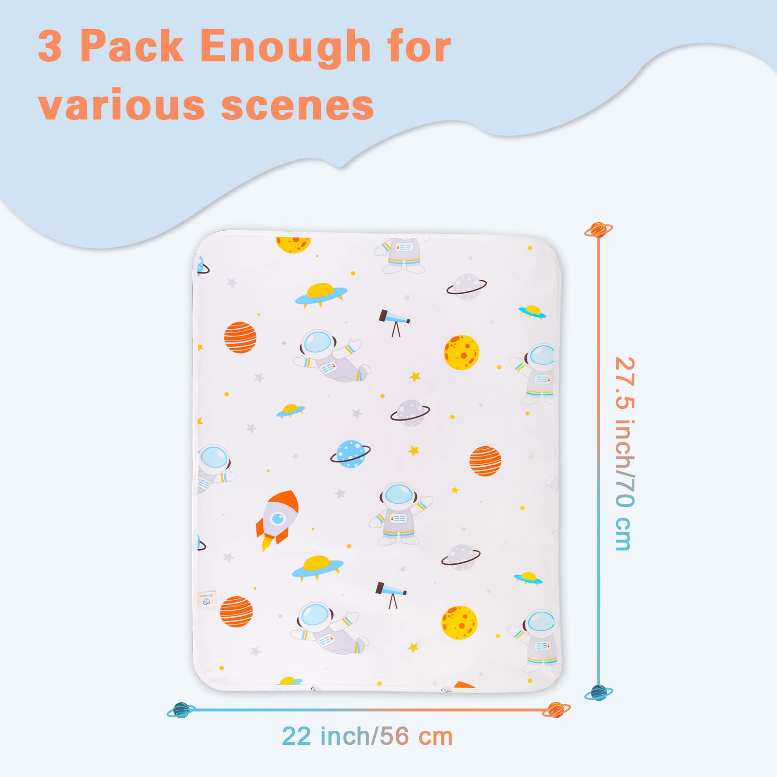 WinReal baby travel changing pad in use on surface shows on-the-go readiness.