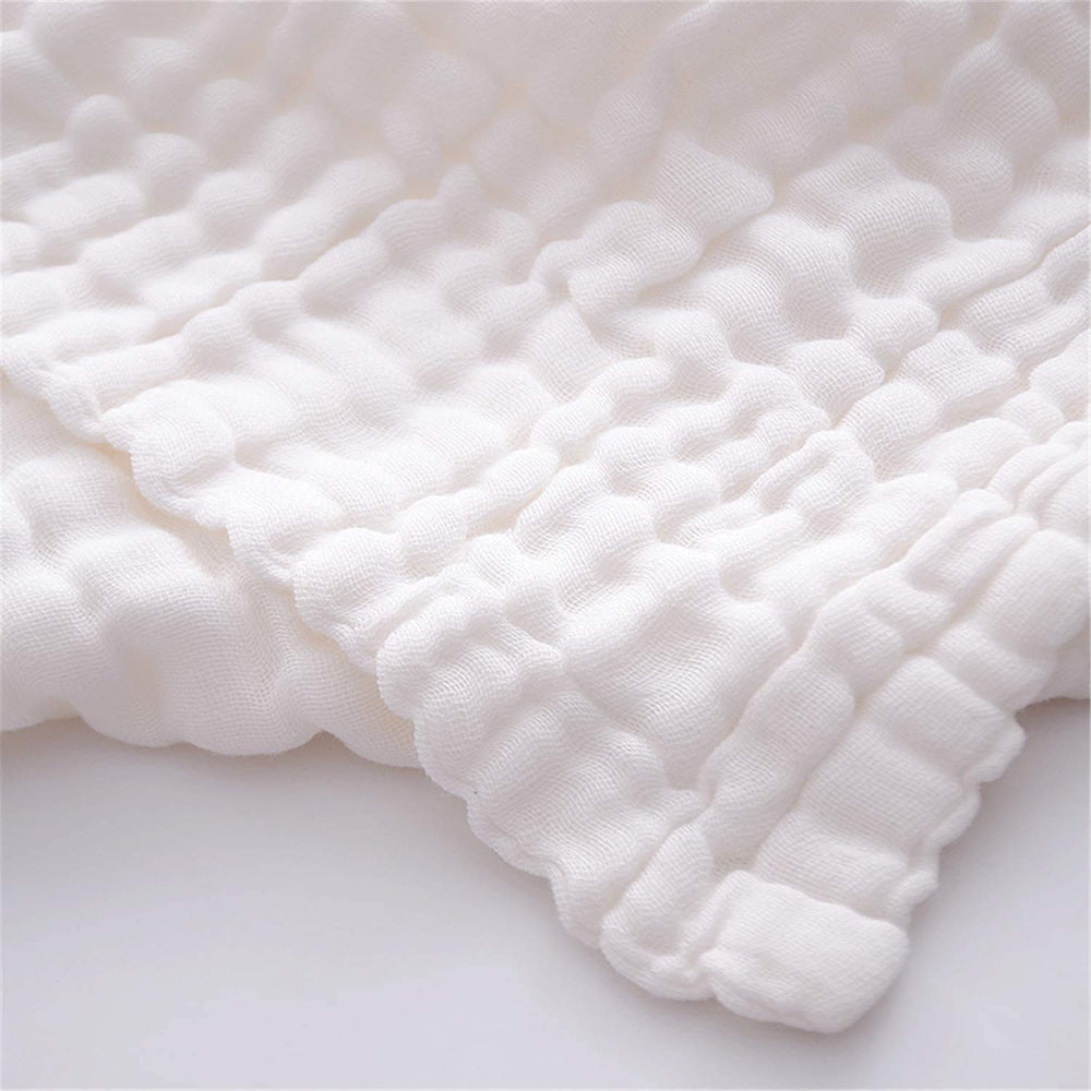 WinReal muslin baby towels multiuse close-up suggests swaddle or beach wrap