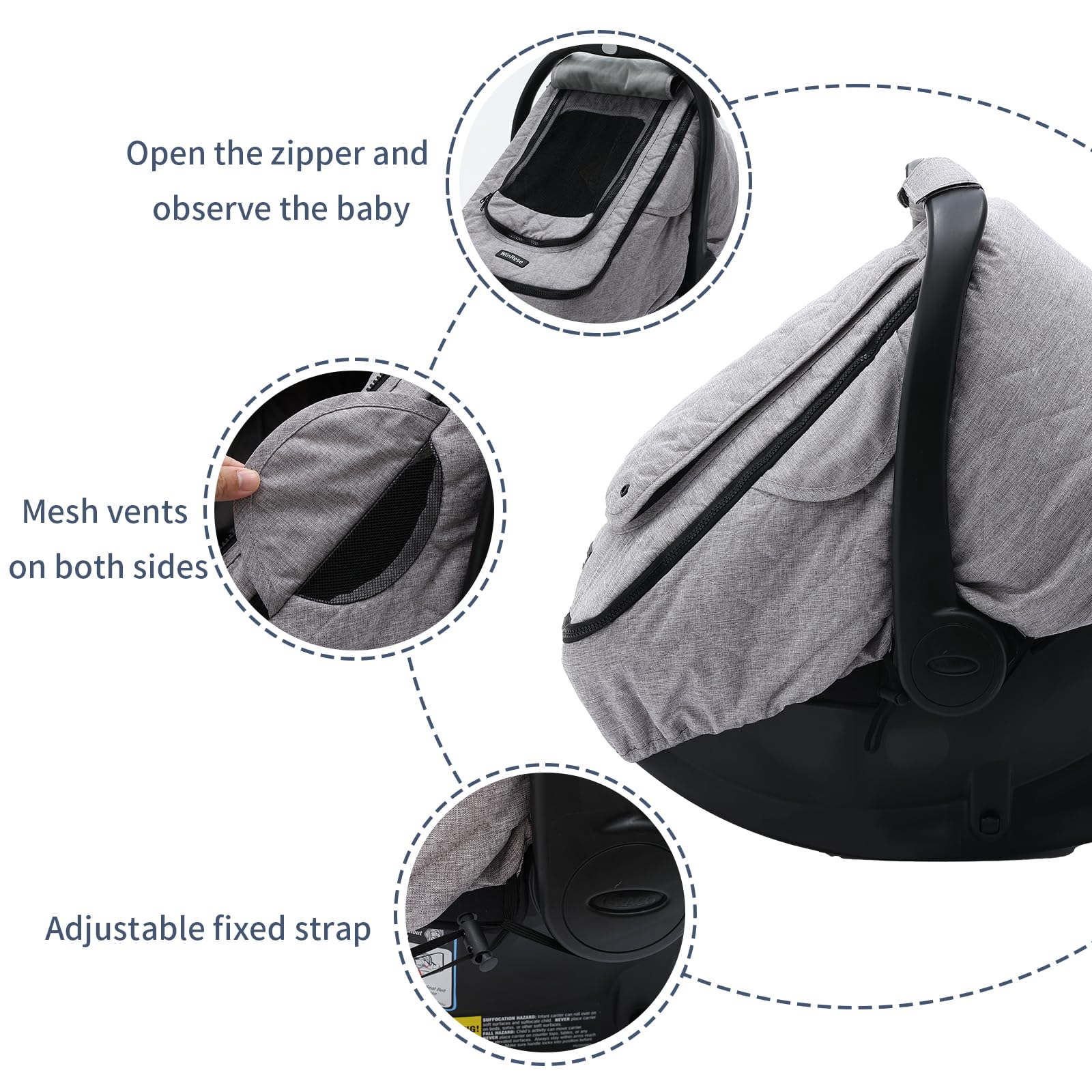 WinRese cover highlights cotton-thermal middle layer for reliable warmth on chilly trips