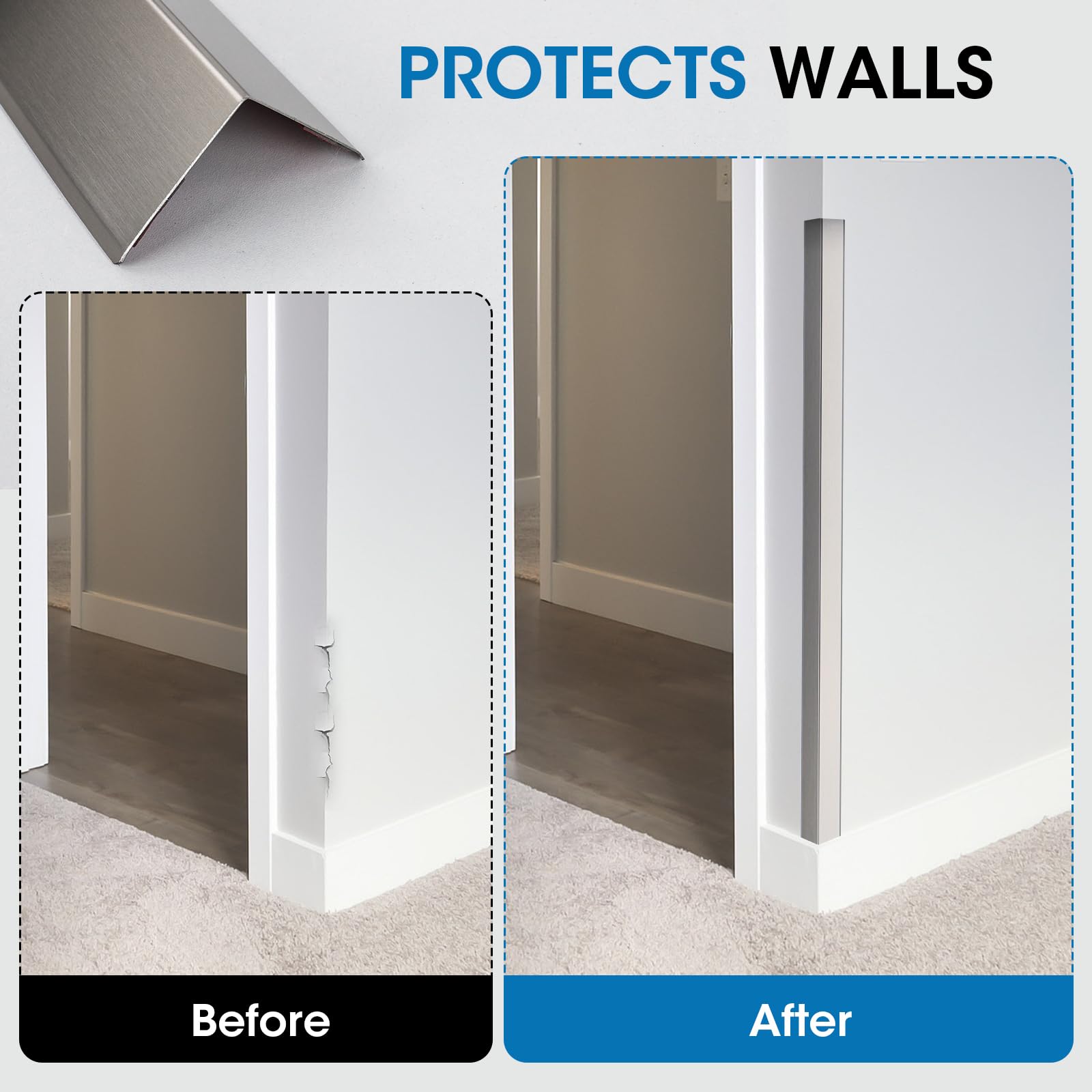 WINSMAR kitchen-dining area image shows versatile wall protection with style.