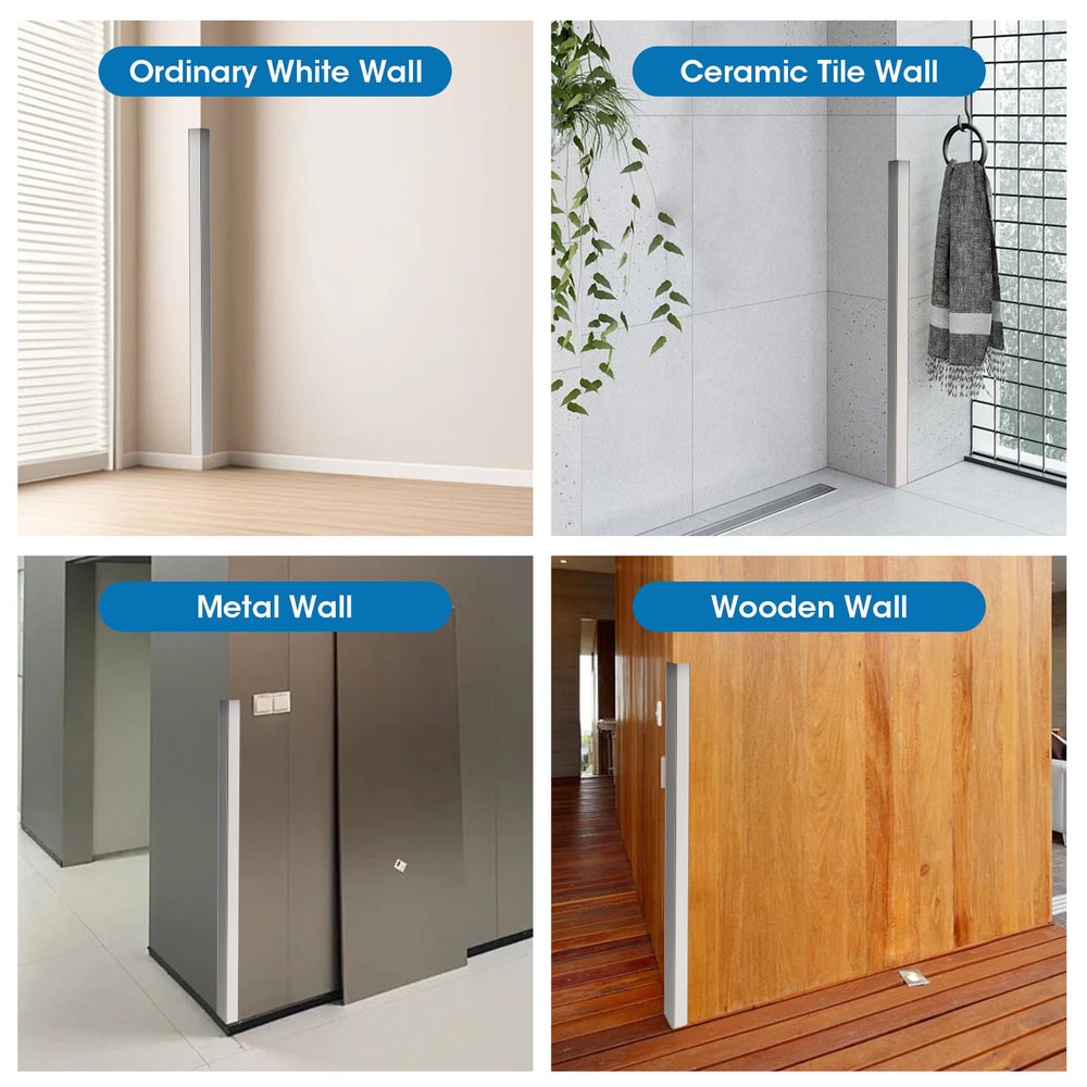WINSMAR outdoor-ready stainless steel corner guard withstands weather while protecting exterior walls.
