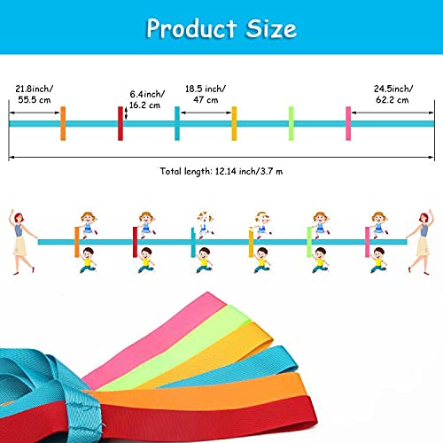 Winspeed preschool walking rope enables a 12-student line with two adults for organized outings.