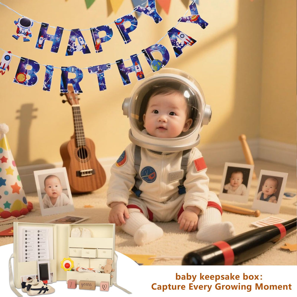 WINTC Memory Box for Kids satin ribbon closure highlights secure keepsakes and timeless charm.