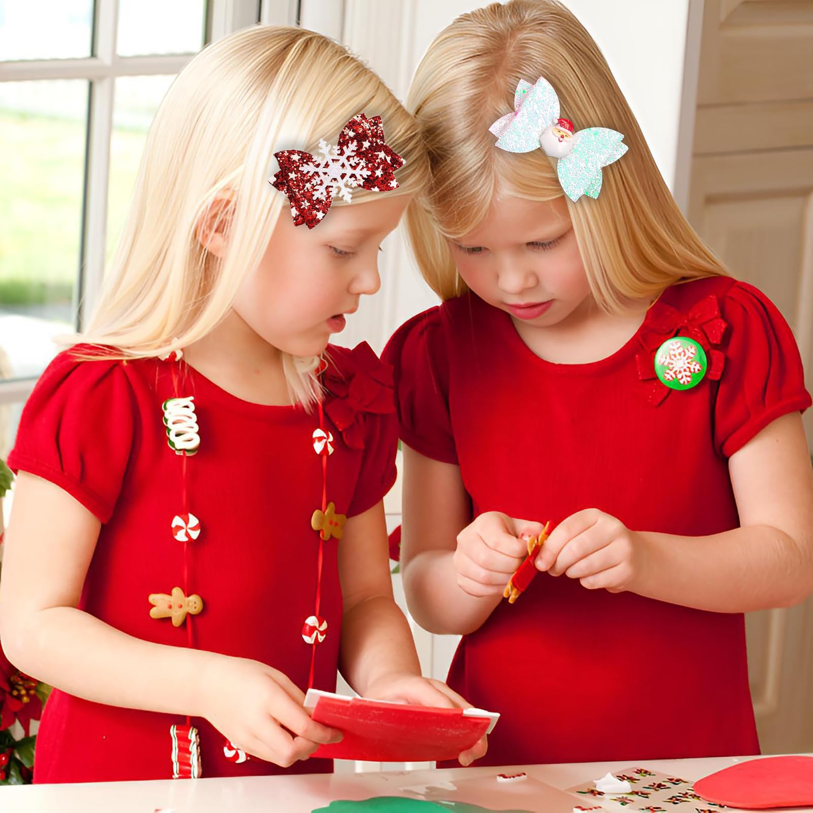 Winthrop red Christmas hairclip adds bold accent for holidays