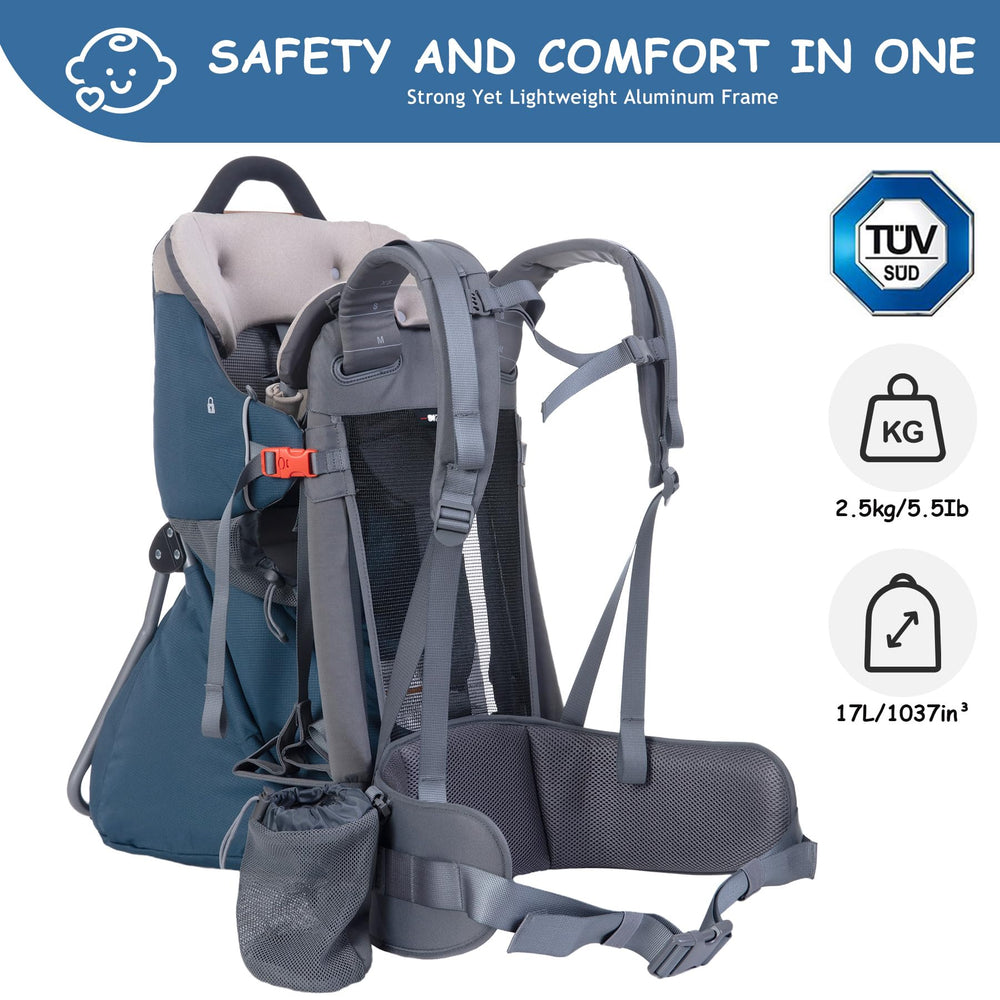 WIPHA baby carrier adjustable shoulder straps illustrate comfortable, customizable fit.