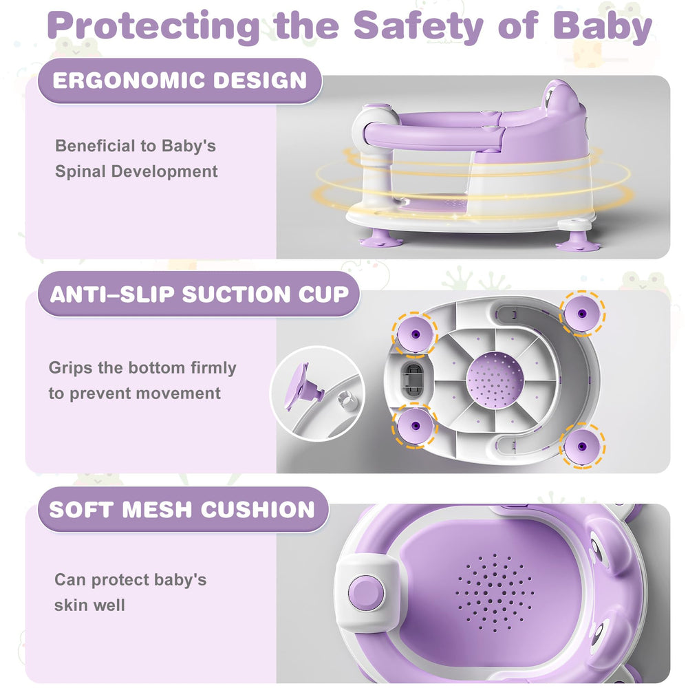 wiqins bath seat one-button handrail enables quick setup for safe placement