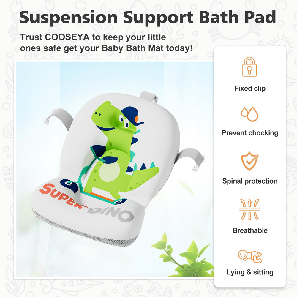wiqins collapsible baby bathtub crab-design adds playful bath time