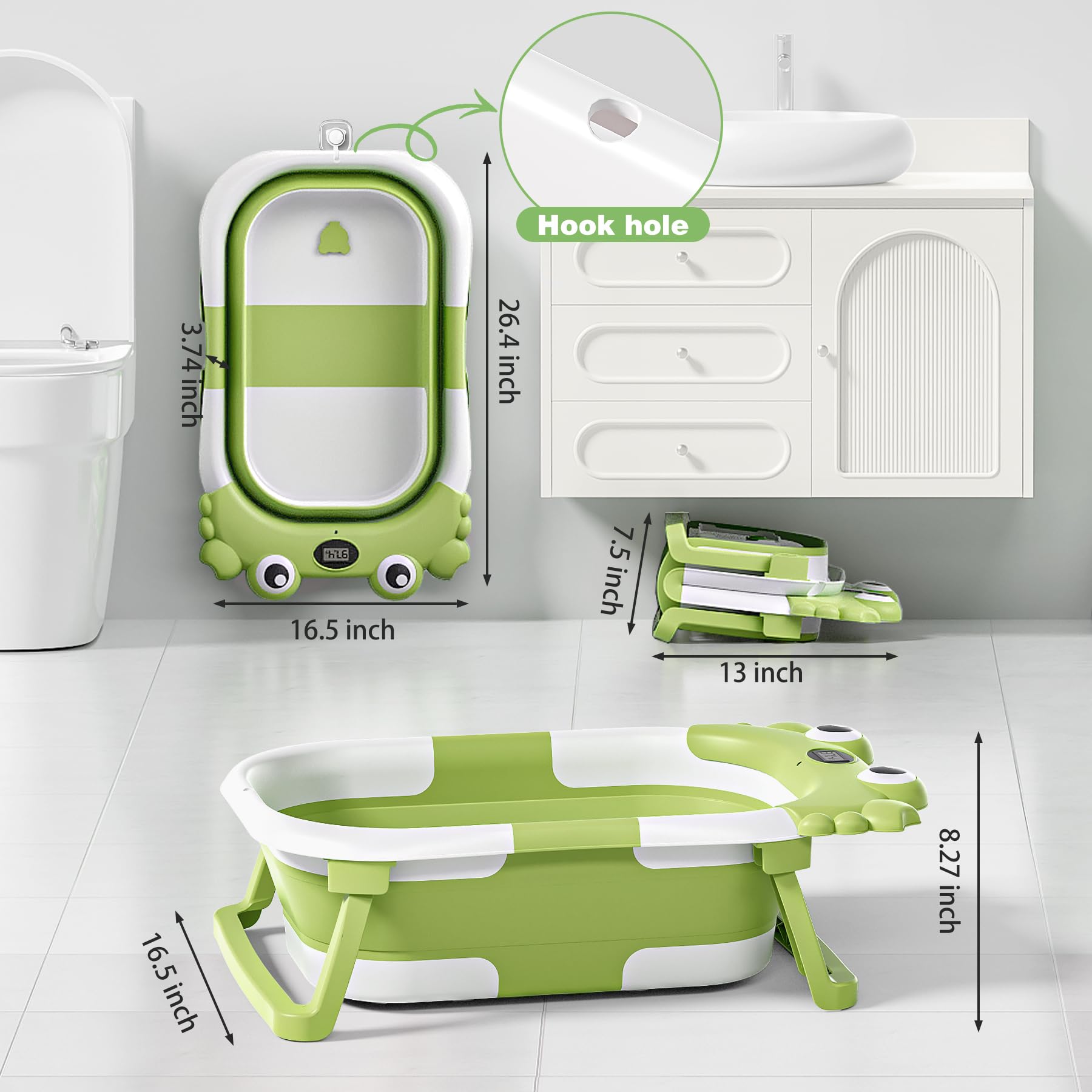 wiqins collapsible baby bathtub insulation reduces heat loss during baths