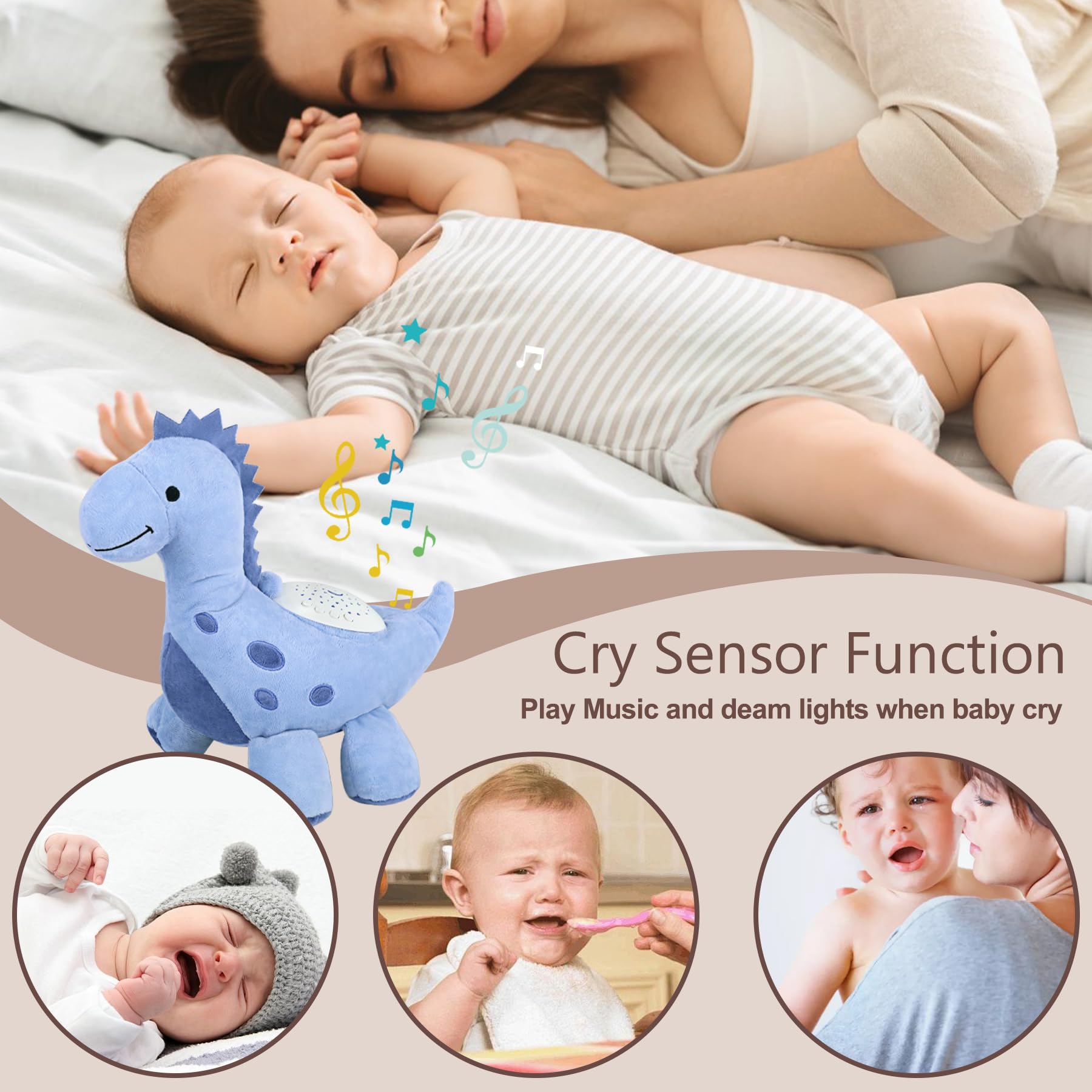 Wiqins safe-design soft fabric with no sharp edges and easy cleaning.
