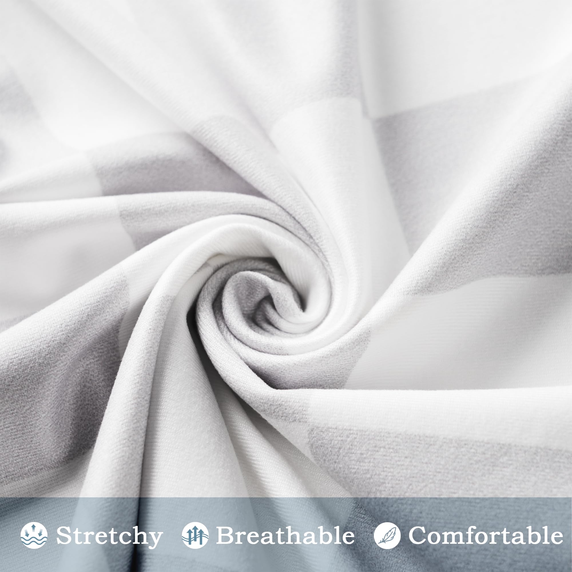 Wirein machine-washable slipcover withstands repeated washes without color fading.