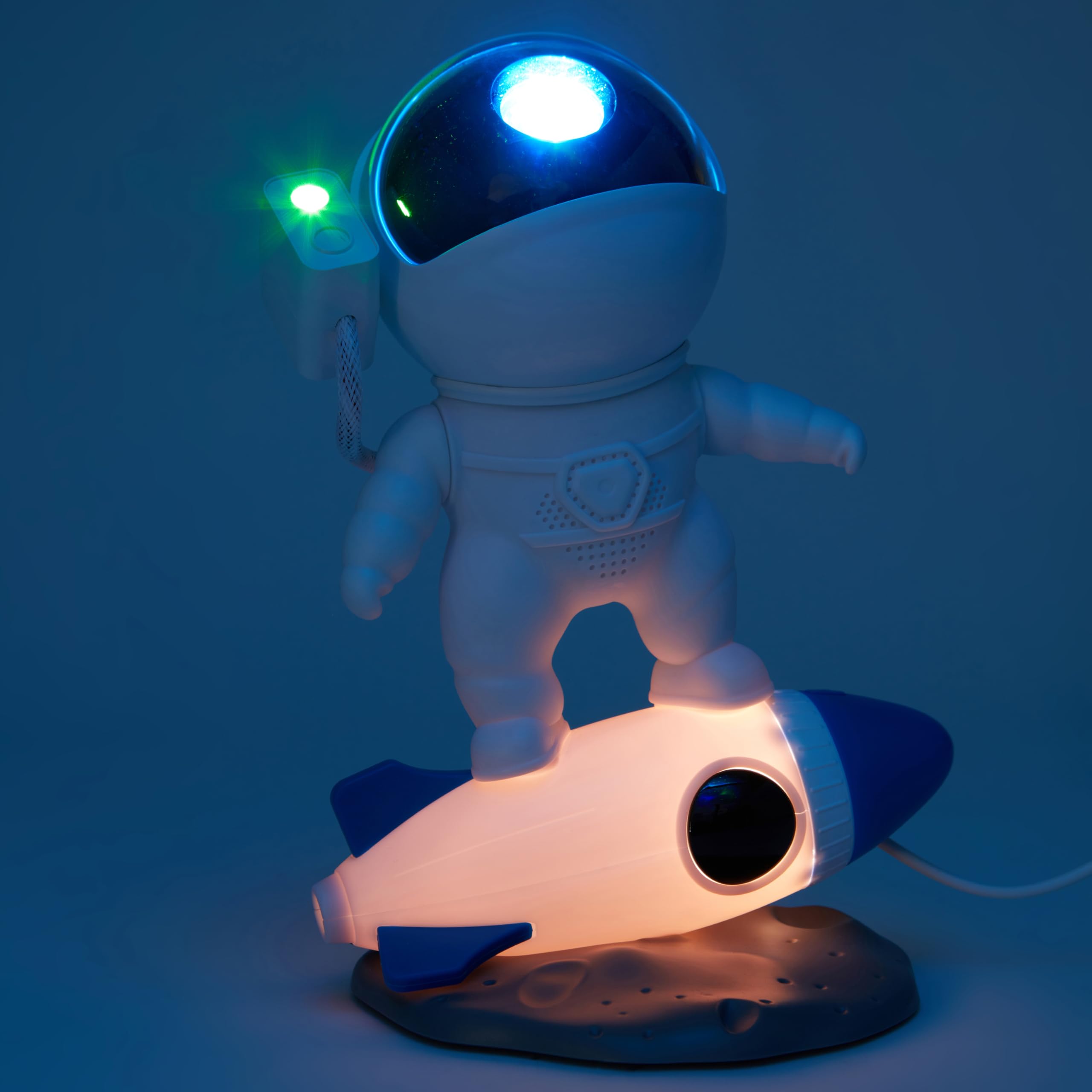 Wireless Express Rocket Man multicolor LED lighting offers customizable mood lighting.