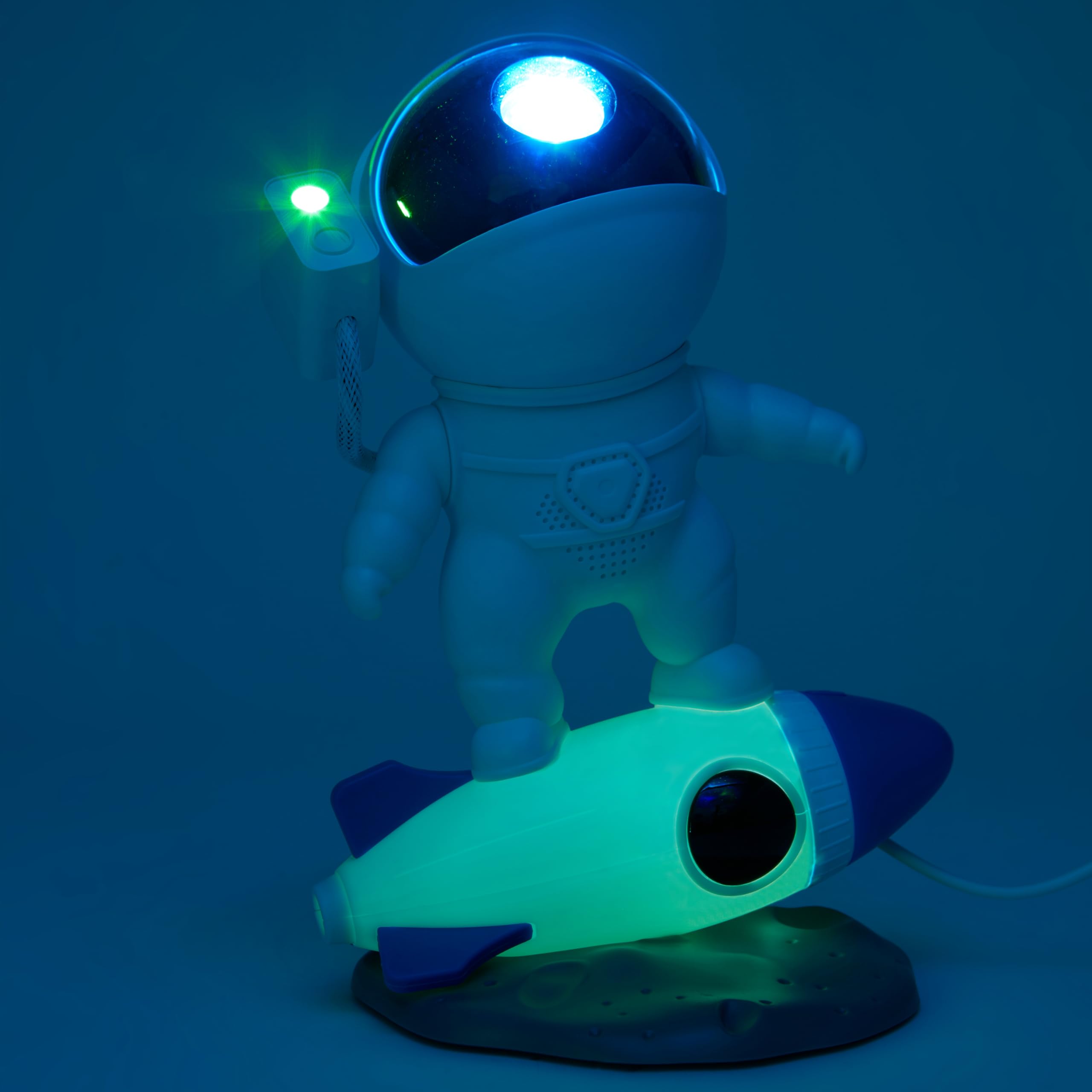 Wireless Express Rocket Man remote control enables hands-free room adjustments.