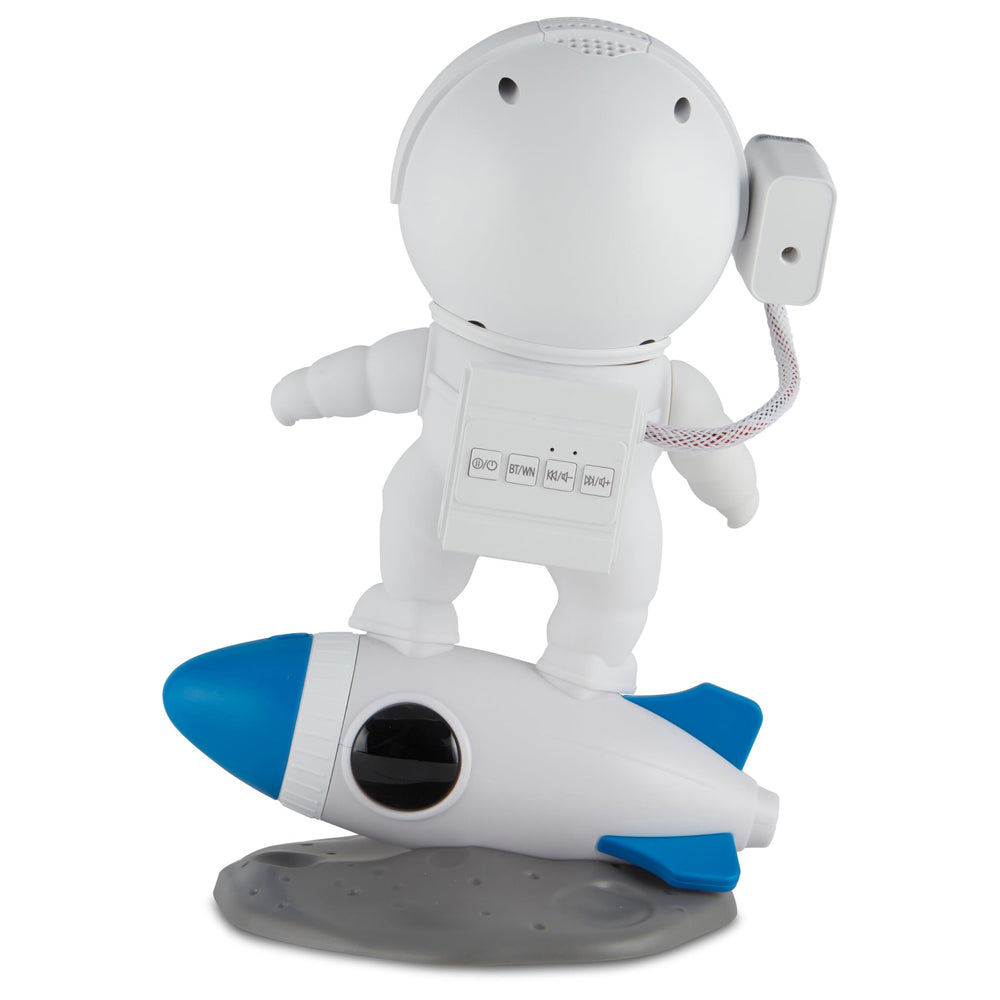 Wireless Express Rocket Man rotating head adds dynamic light motion.