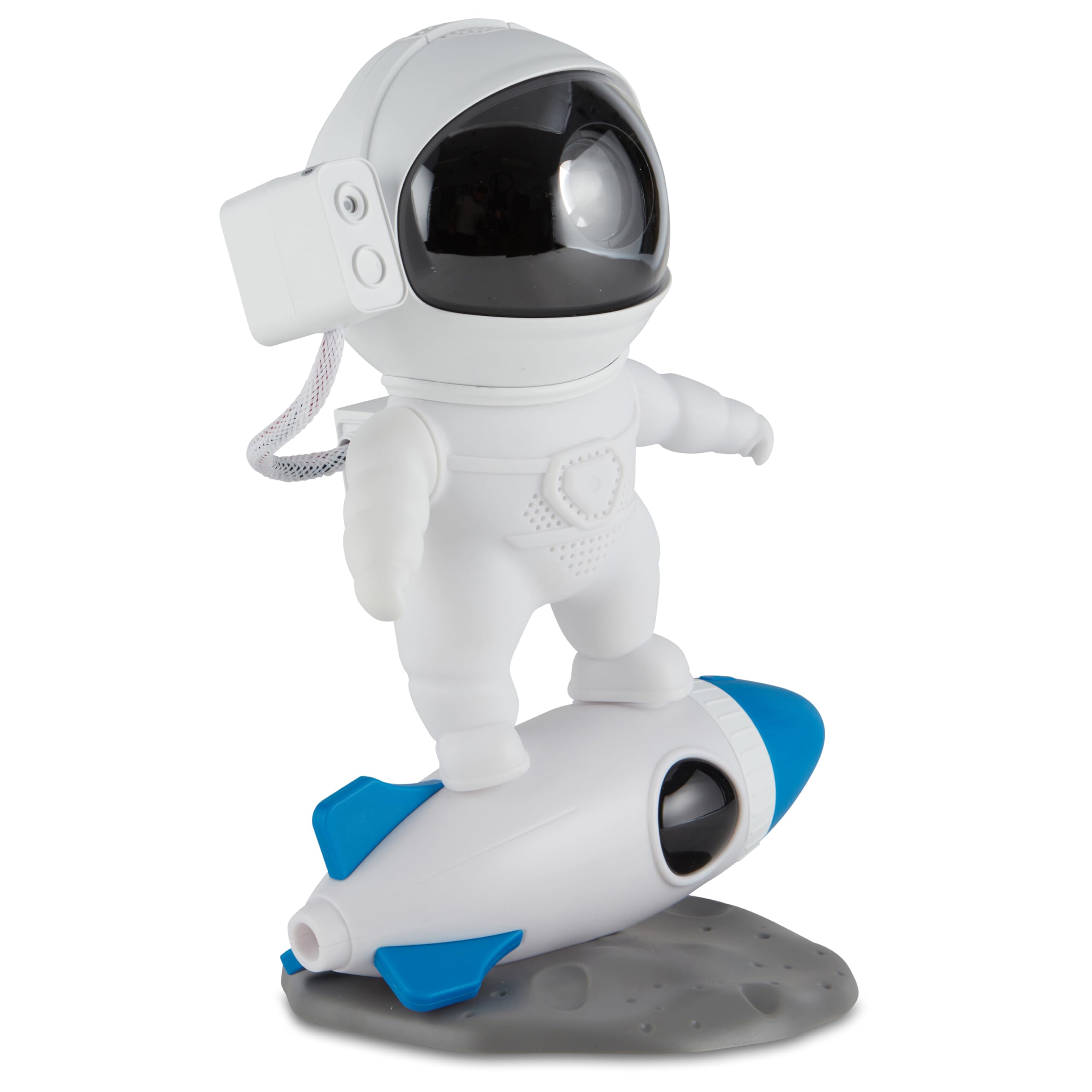 Wireless Express Rocket Man white noise mode supports relaxed focus and sleep routines.