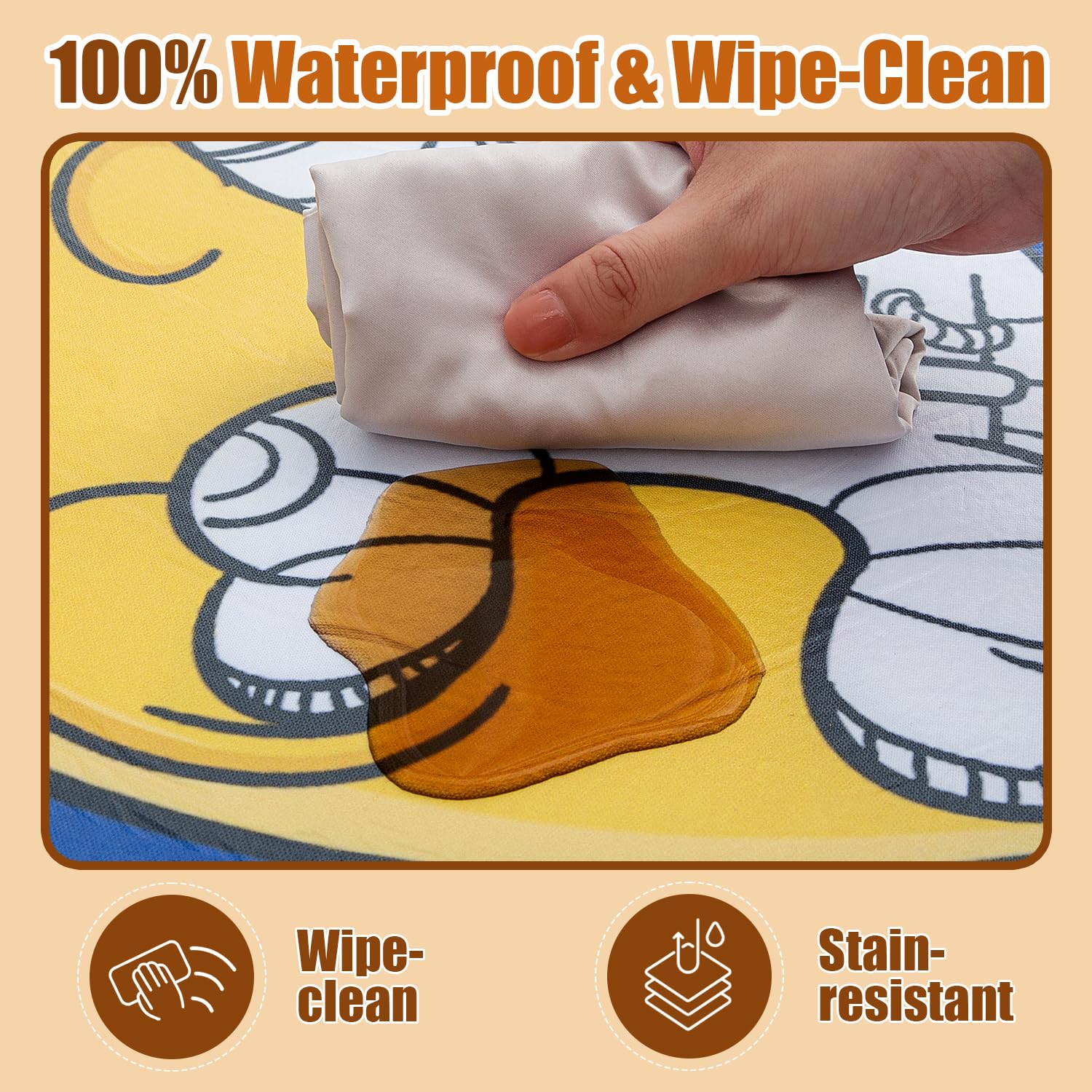 Wirhao Astron non-toxic materials ensure a hygienic crawling surface for babies