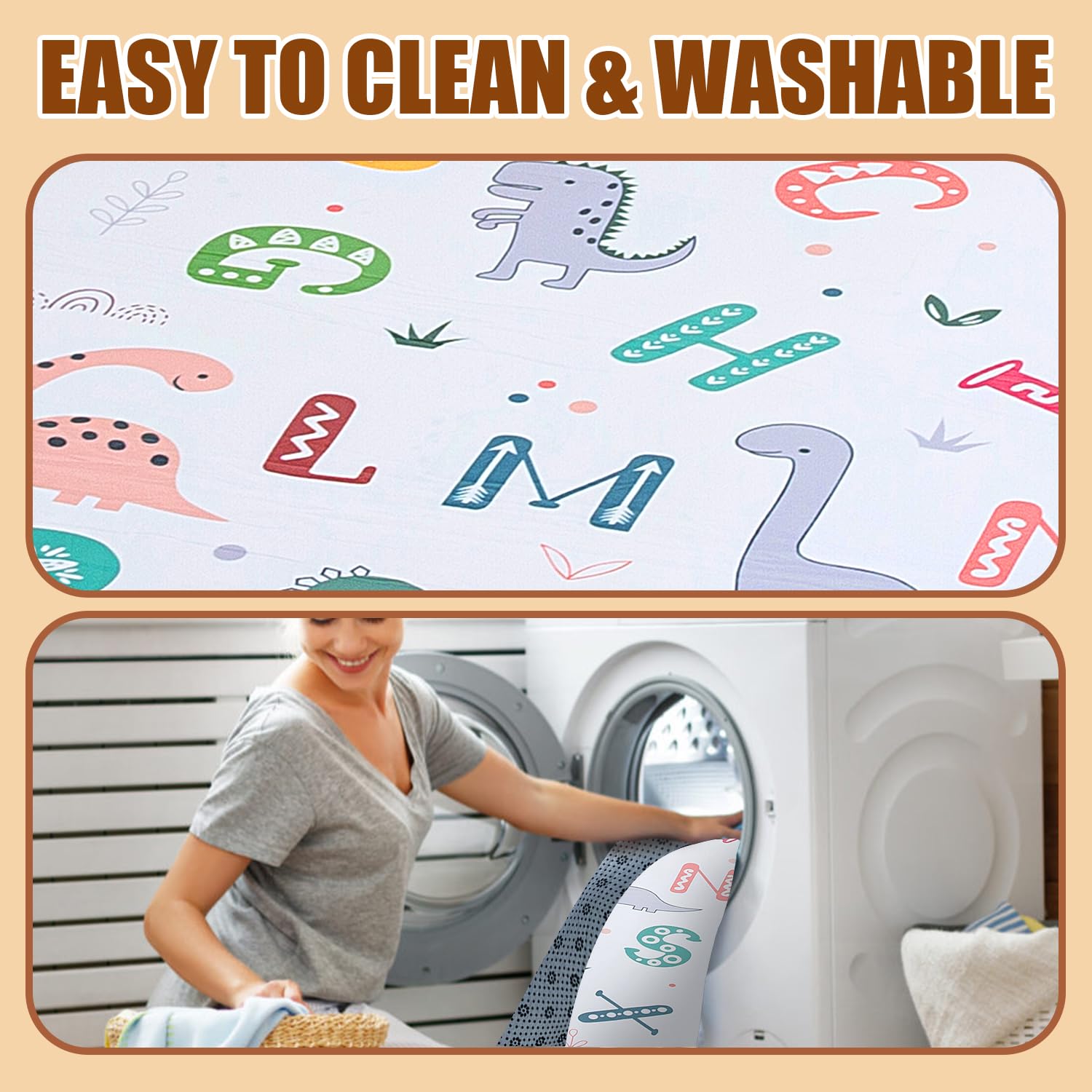 Wirhao baby play mat vacuum-packed, expand 12-24 hours for full size