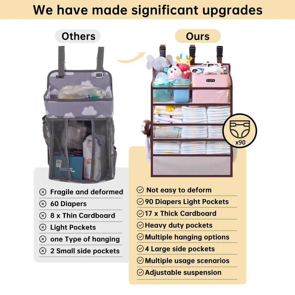 WishJazz XL 3-tier design safely holds bulky wipe warmers