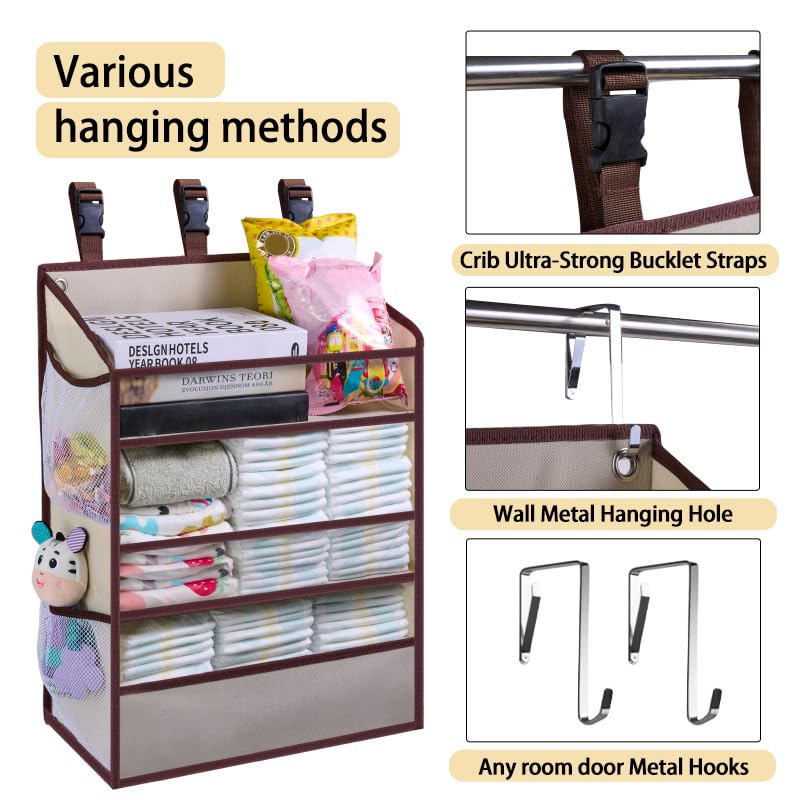 WishJazz XL hooks and buckles for wall, door, crib mounting