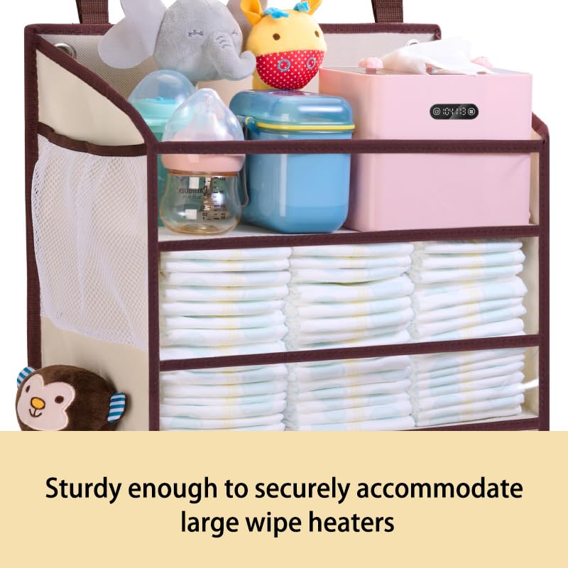 WishJazz XL mesh side pockets for wipes and lotions