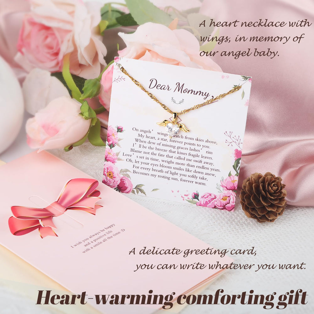 Wisreach miscarriage necklace close-up for comforting keepsakes and heartfelt memorial