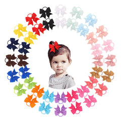 Wistamik kids outfit coordination with yellow bow hair clips.