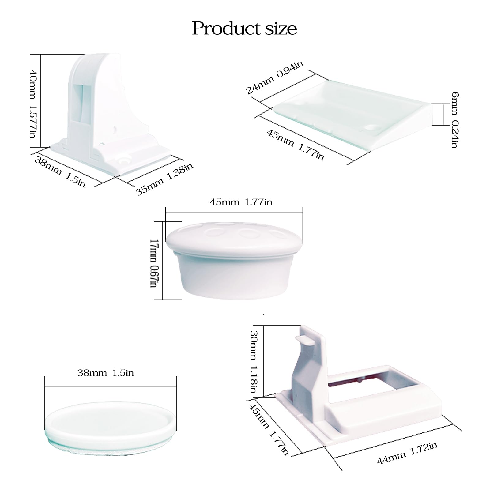Withletune invisible-design lock blends with modern kitchen for discreet safety.