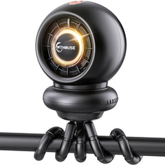 WITHOUSE stroller fan battery display shows real-time power and speed for easy tuning.