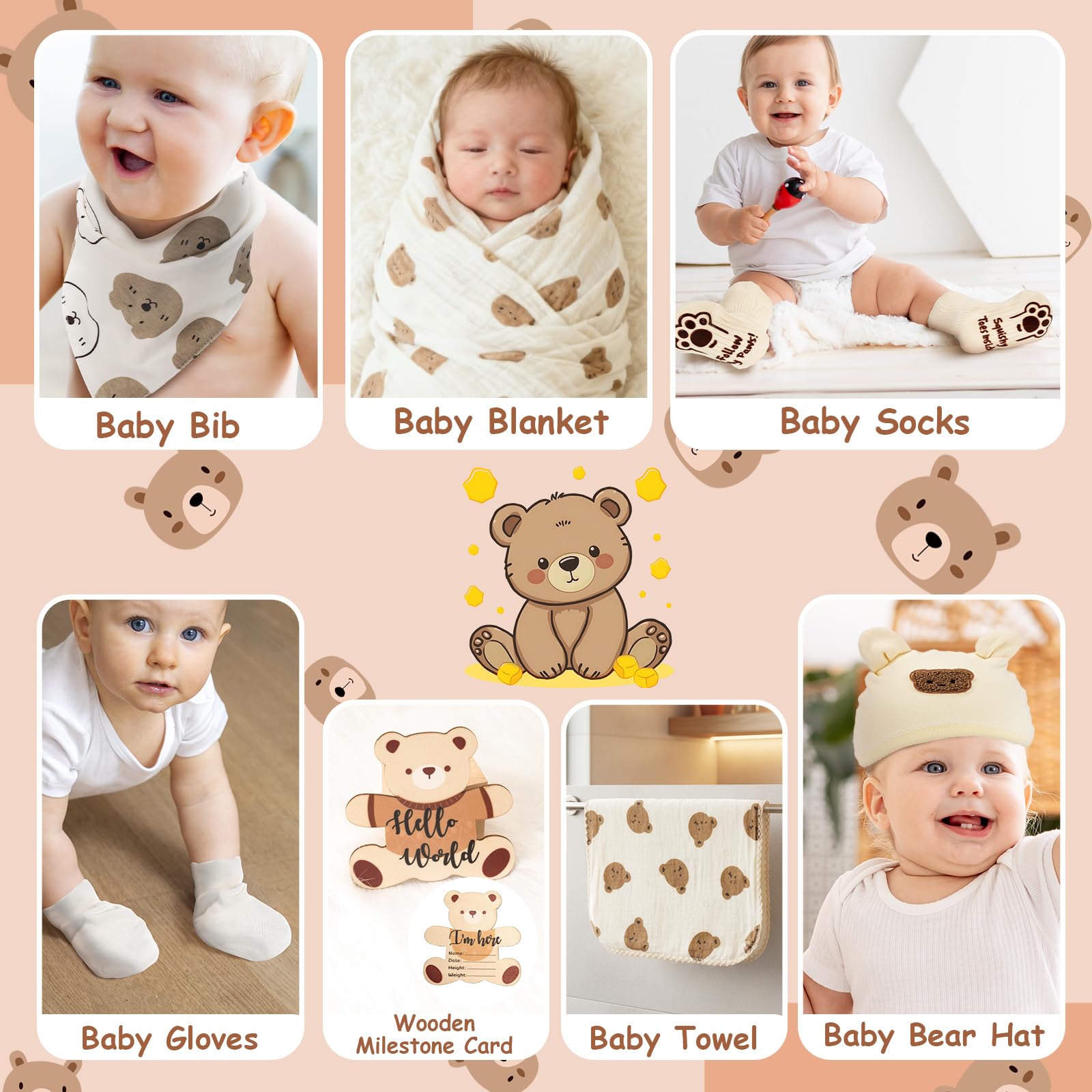 WITOROR anti-dirty bib designed for easy wipe and mess control