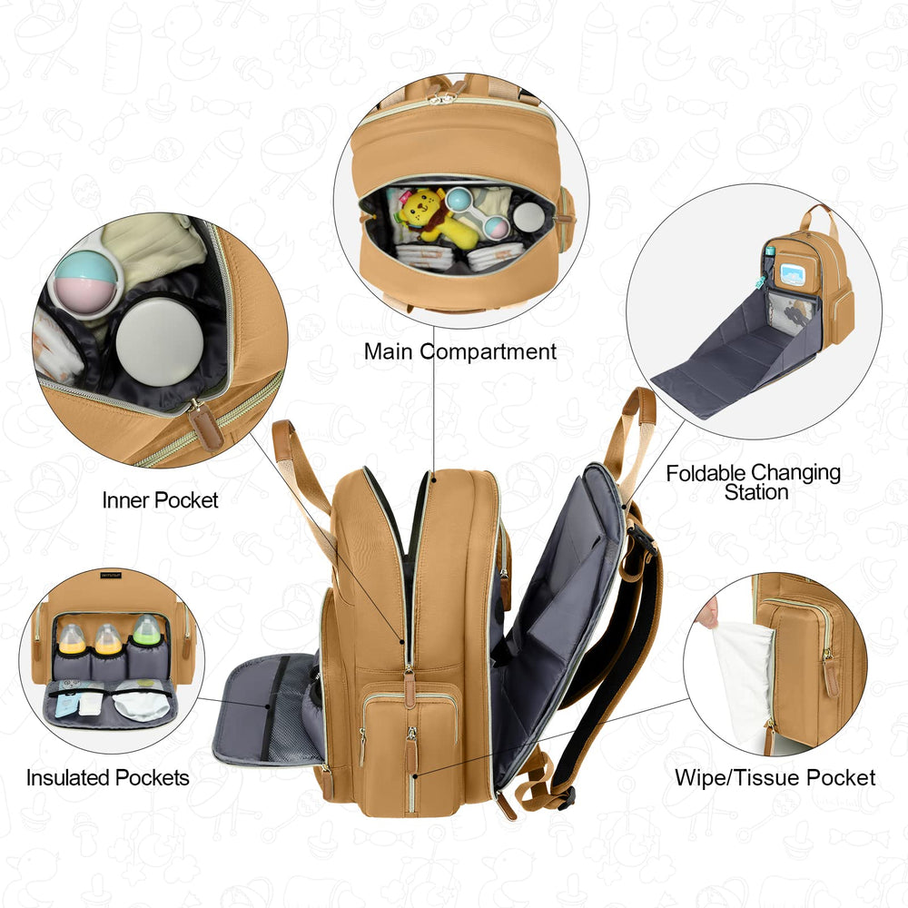 WITSTEP stroller buckles keep the bag secure on a stroll.